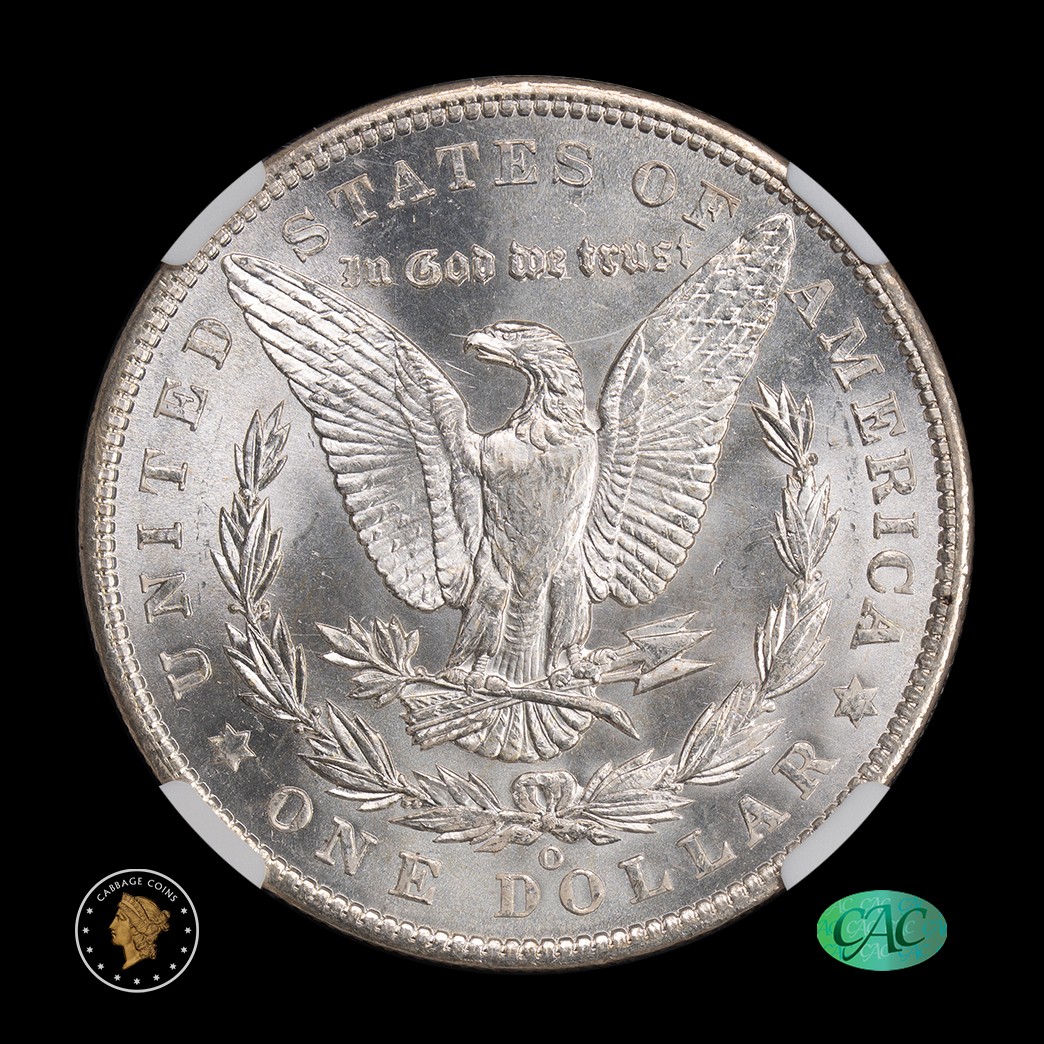 1903-O $1 Morgan Silver Dollar NGC MS66+ CAC reverse
