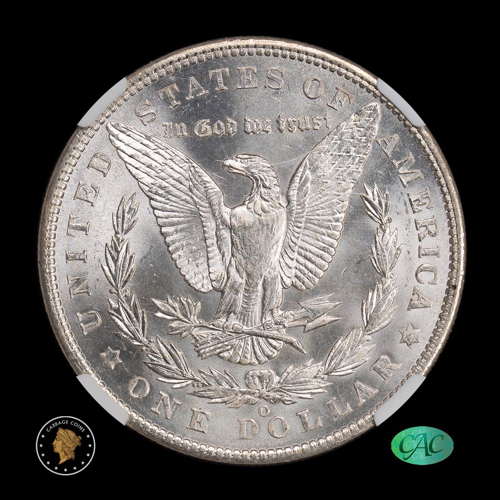 1903-O $1 Morgan Silver Dollar NGC MS66+ CAC reverse