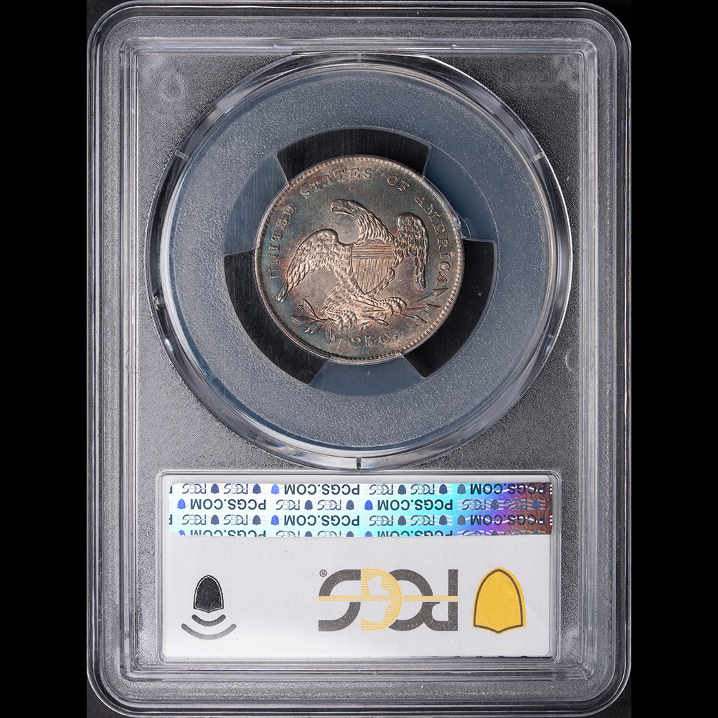 1831 25C Capped Bust Quarter PCGS MS64+ Small Letters in holder, view 2