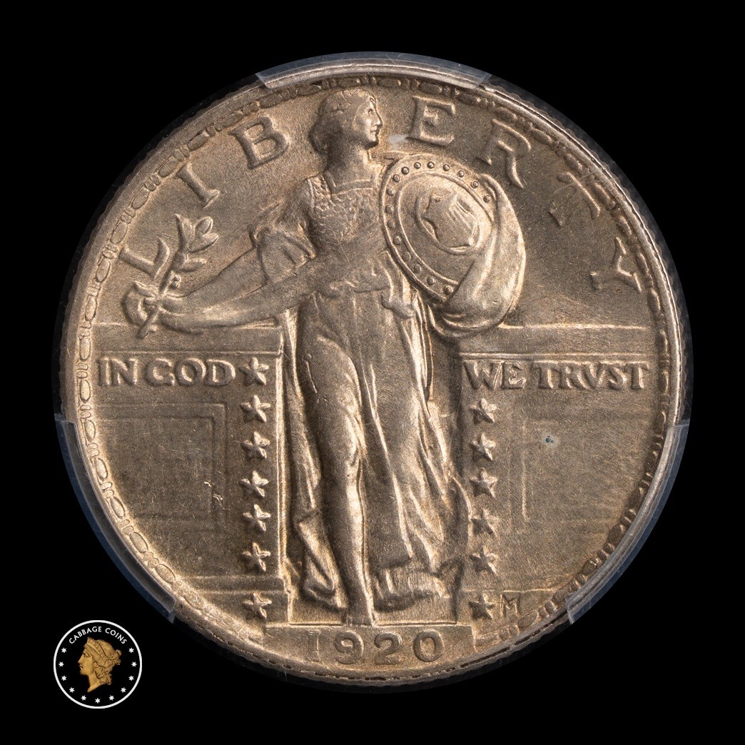 1920 25C Standing Liberty Quarter PCGS MS63FH obverse