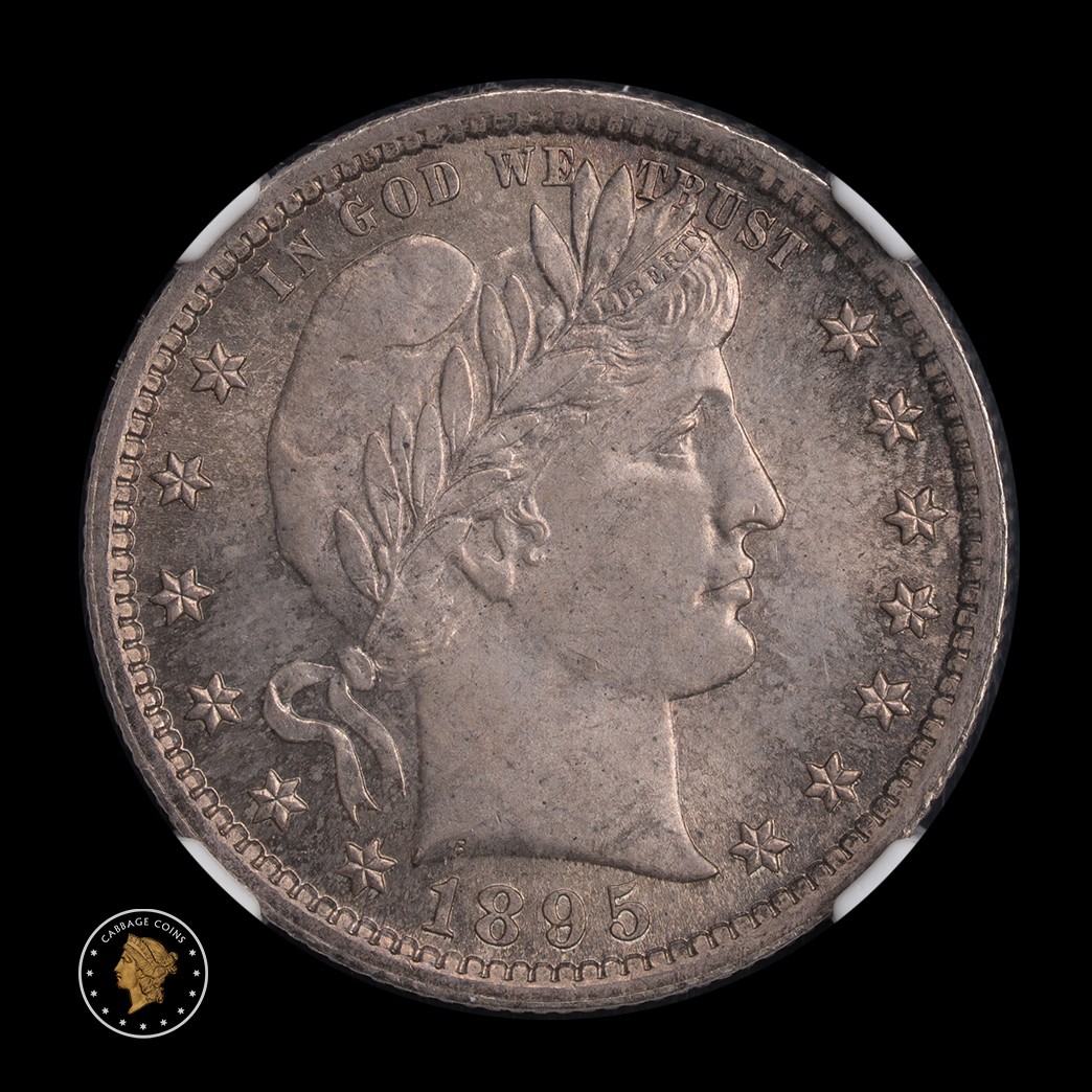 1895 25C Barber Quarter NGC MS66 obverse