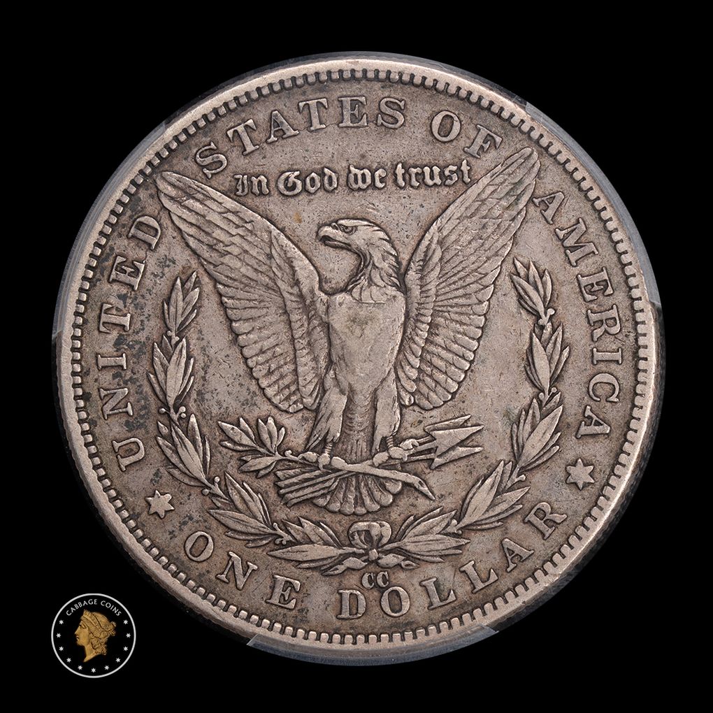 1889-CC $1 Morgan Silver Dollar PCGS XF40 reverse