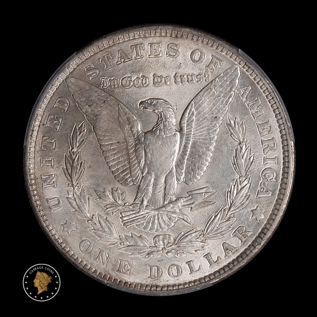 1901 $1 Morgan Silver Dollar PCGS MS62 reverse
