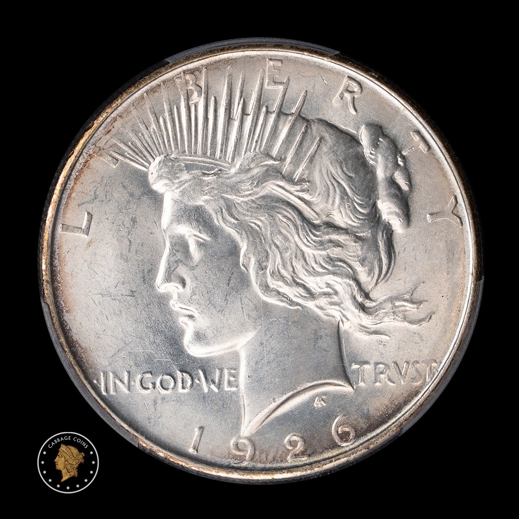 1926-D $1 Peace Dollar PCGS MS65 obverse