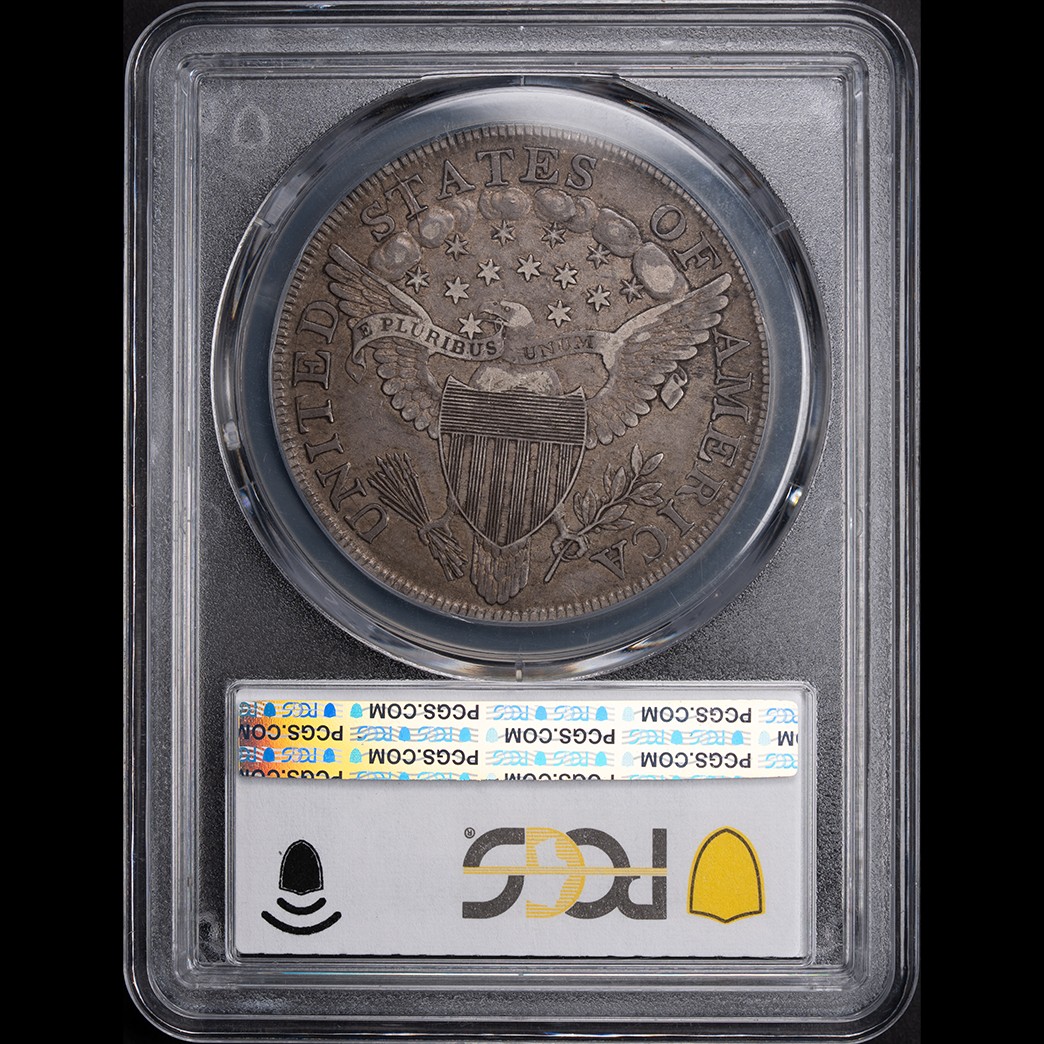 1799 $1 Draped Bust Silver Dollar PCGS XF45 CAC reverse