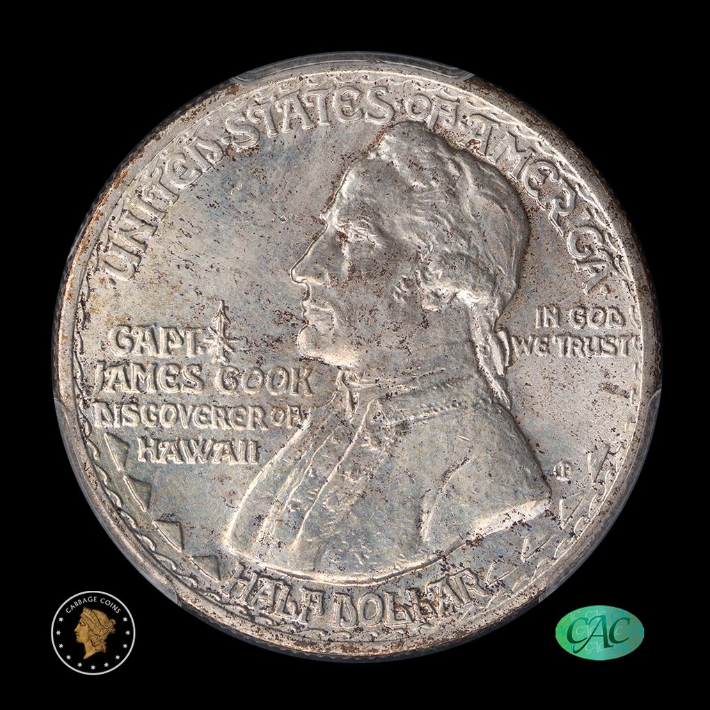 1928 50C Commemorative Half Dollar Hawaiian PCGS MS65 CAC obverse