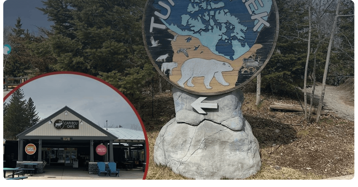 The Tundra Trek sign at the Toronto Zoo