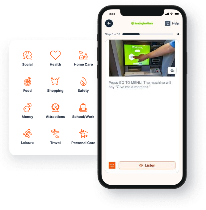 The MagnusCards app showing a Huntington Bank Card Deck