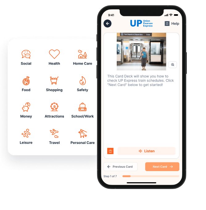 The MagnusCards app showing a UP Express Card Deck