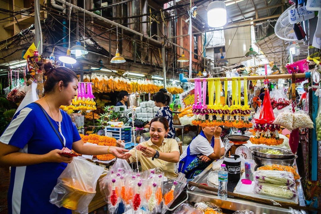 Pak Klong Talad Flower Market (Pak Khlong Talat)