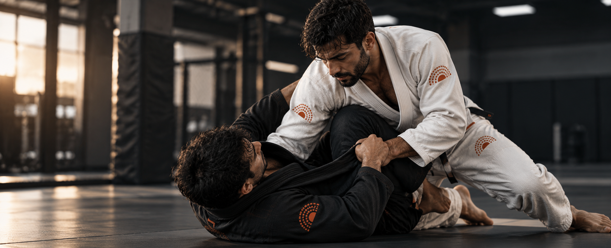 Cinematic BJJ Grappling Exchange (1)