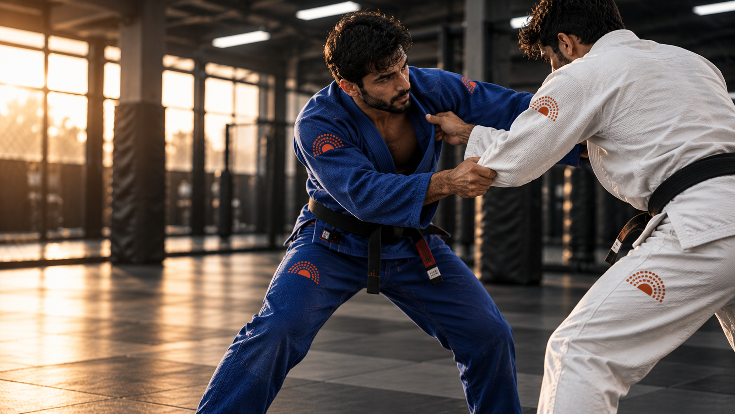 Cinematic Brazilian Jiu-Jitsu Clinch
