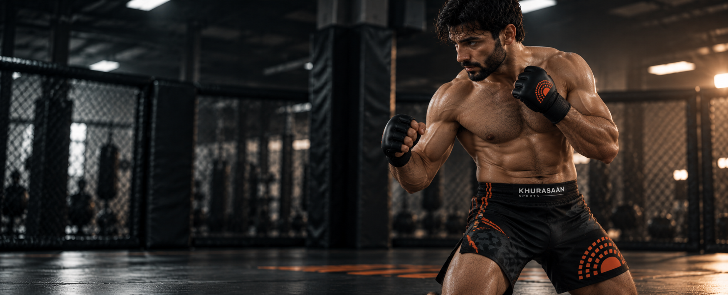 Cinematic MMA Fighter in the Cage (1)