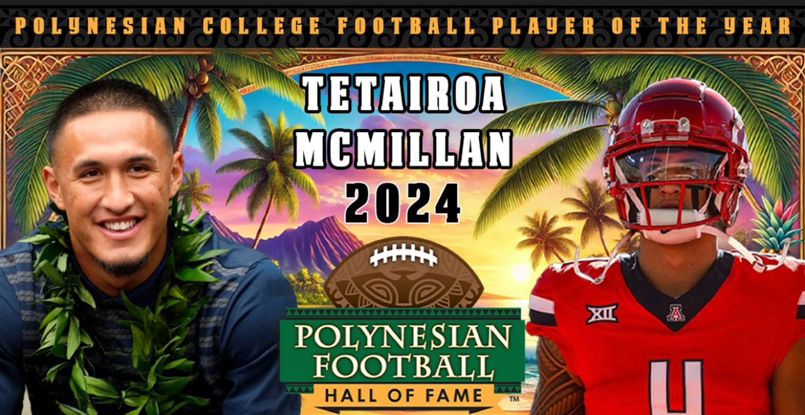 Announcing the 2024 Polynesian College Football Player of the Year