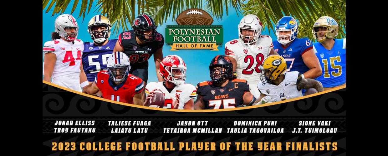 Cover Image for 2023 Polynesian College Football Player of the Year Award Finalists Announced