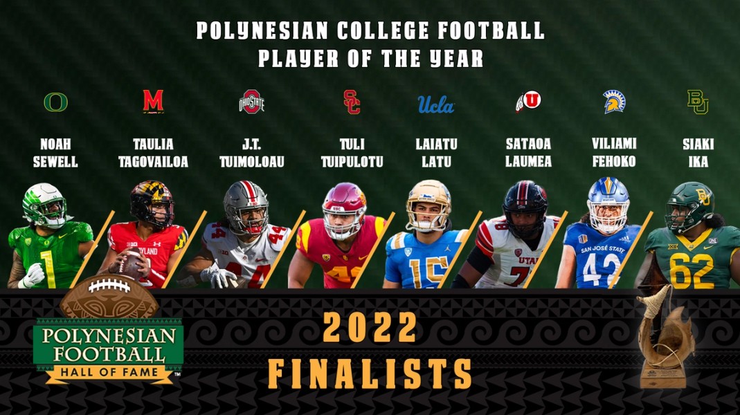 2022 Polynesian College Football Player of the Year Award Finalists Announced