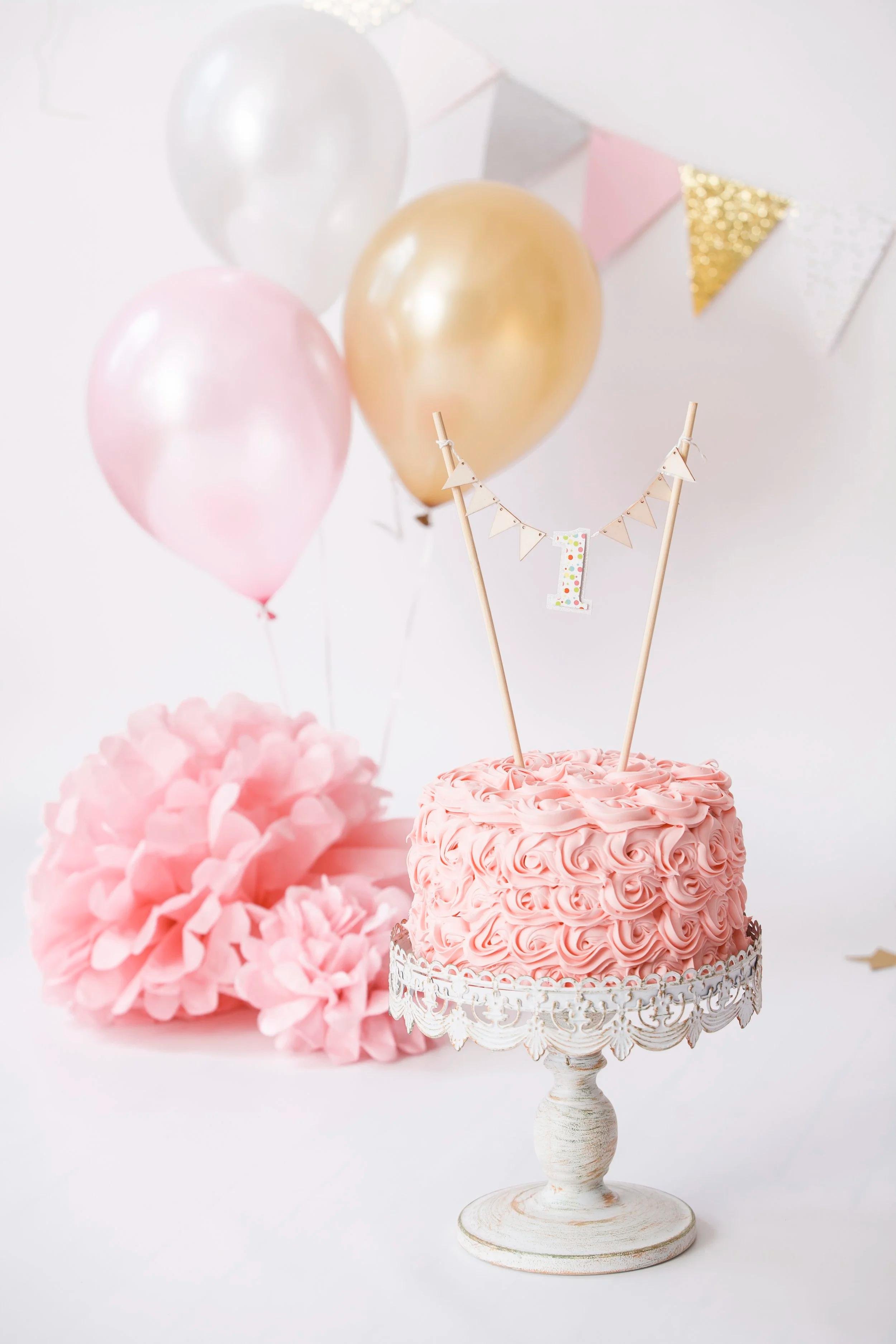 Cake smash photography portrait banner
