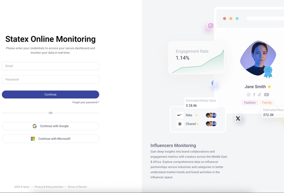 Influencers / Ads Monitoring
