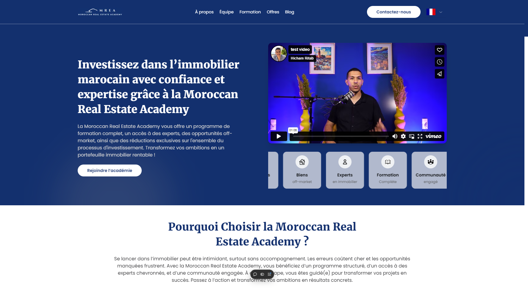 Moroccan Real Estate Academy