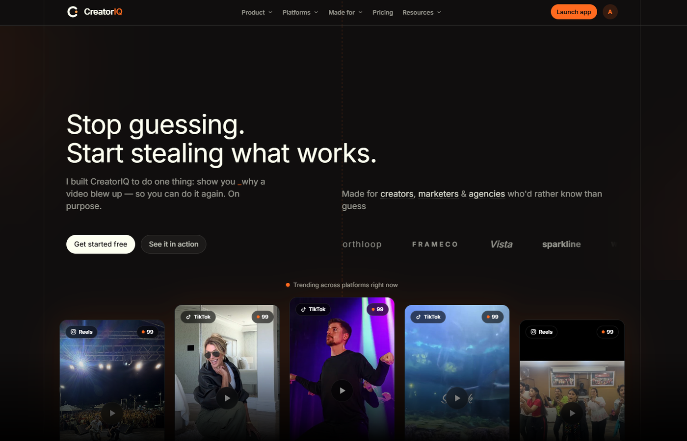 CreatorIQ screenshot