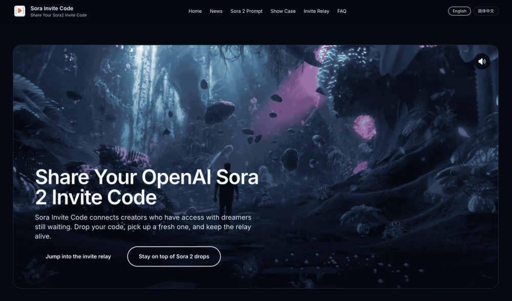 image of sorainvitecode.org