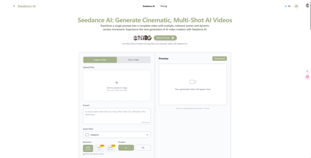 image of Seedance AI