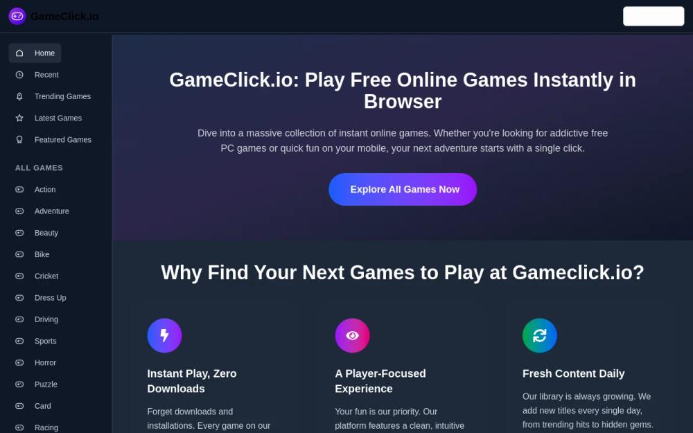 image of GameClick.io