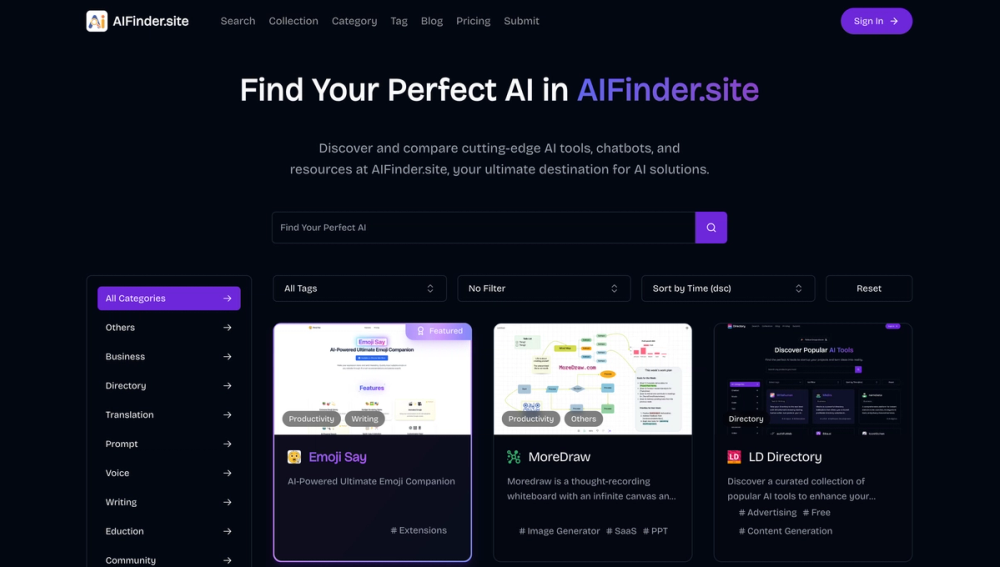 image of AIFinder.site