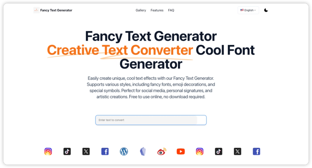 image of fancytext generator