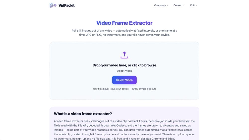 image of Video Compressor — VidPackit image of Video Compressor — VidPackit