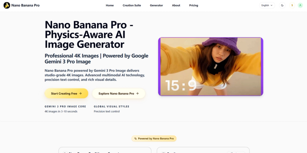 image of NanoBanana Pro Studio