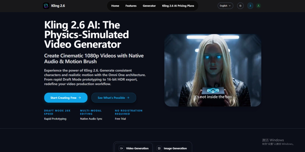 image of Kling 2.6 AI
