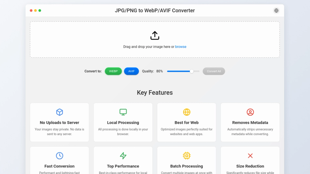 image of JPG/PNG to WebP Converter image of JPG/PNG to WebP Converter