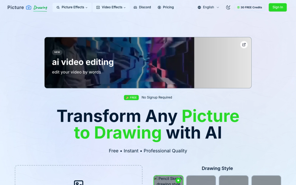 image of Picture to Drawing