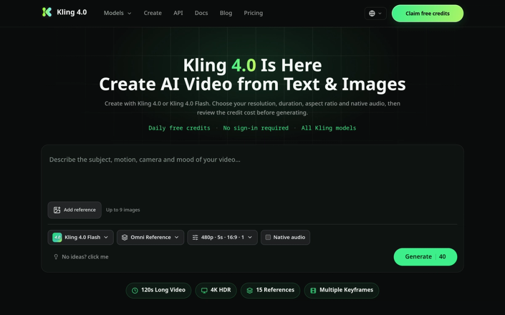 image of Kling 4.0