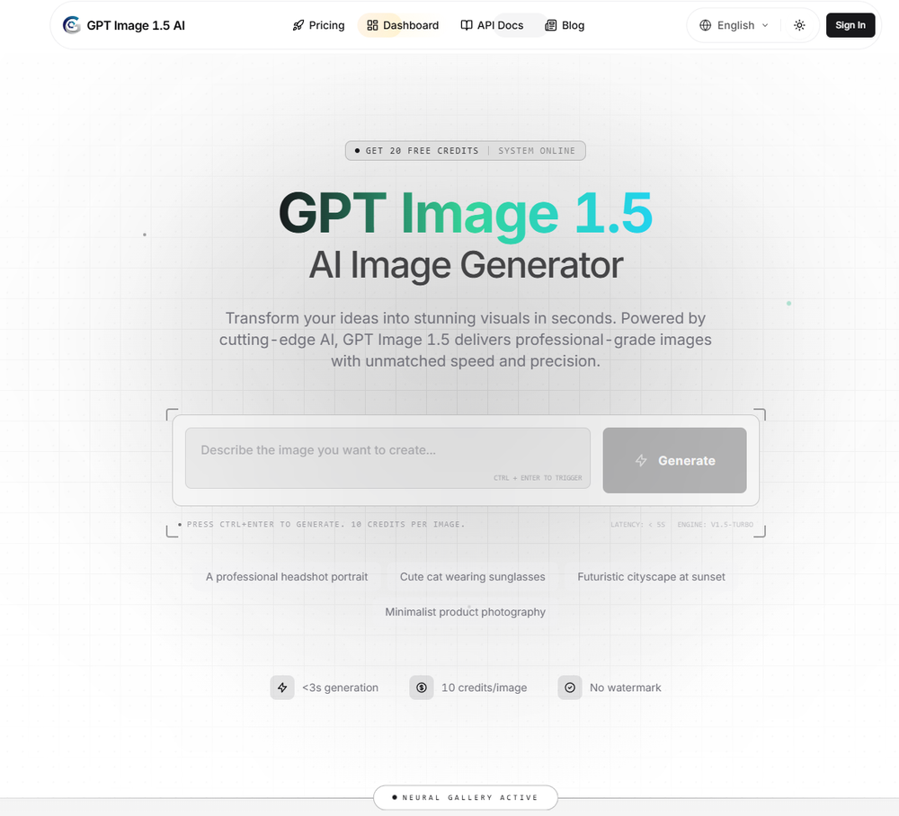 image of GPT Image 1.5 AI