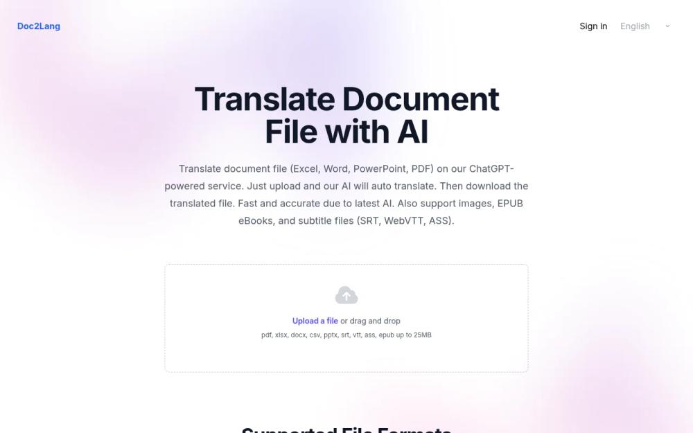image of Doc2Lang