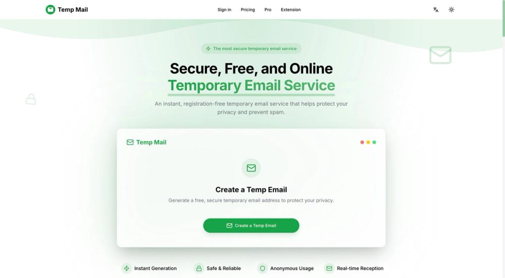 image of Temp Mail
