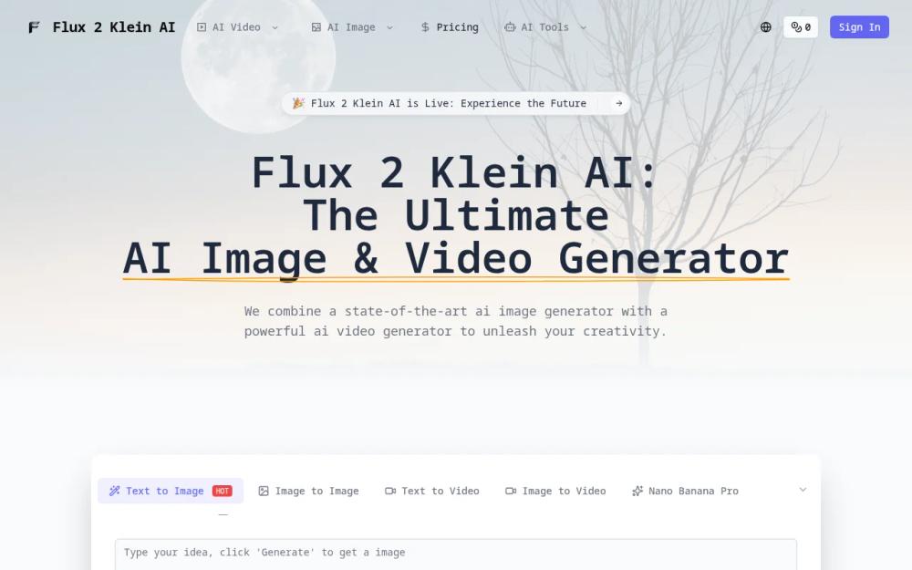 image of Flux 2 Klein AI