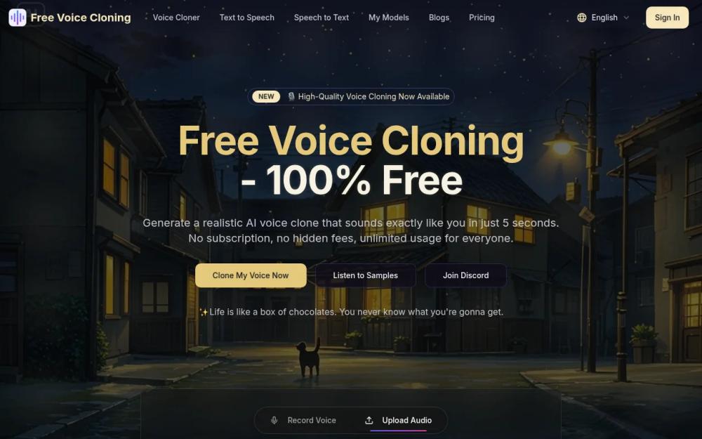 image of Free Voice Cloning