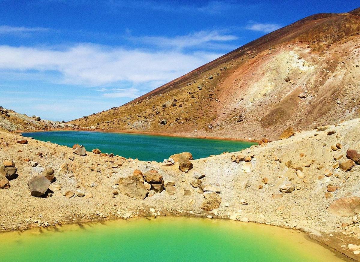Tongariro Alpine Crossing Ketetahi Shuttle
