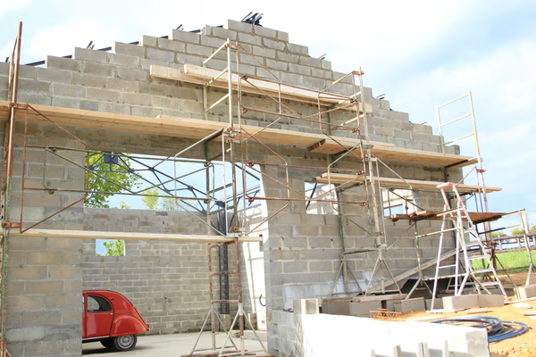 Construction d'un garage