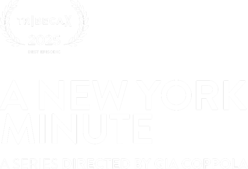 Tribeca X logo with heading "A New York Minute"