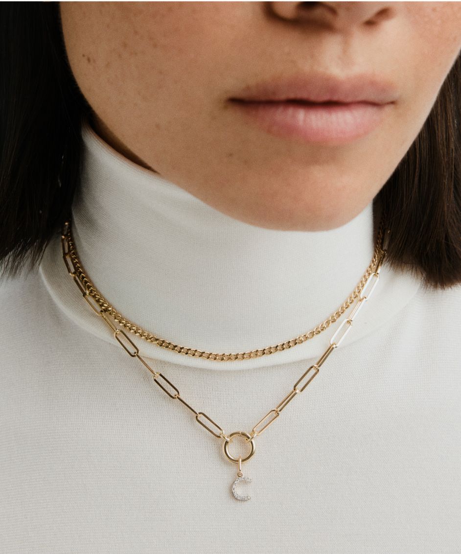 新作◆MEJURI◆Letter Necklace シルバー Letter Necklace