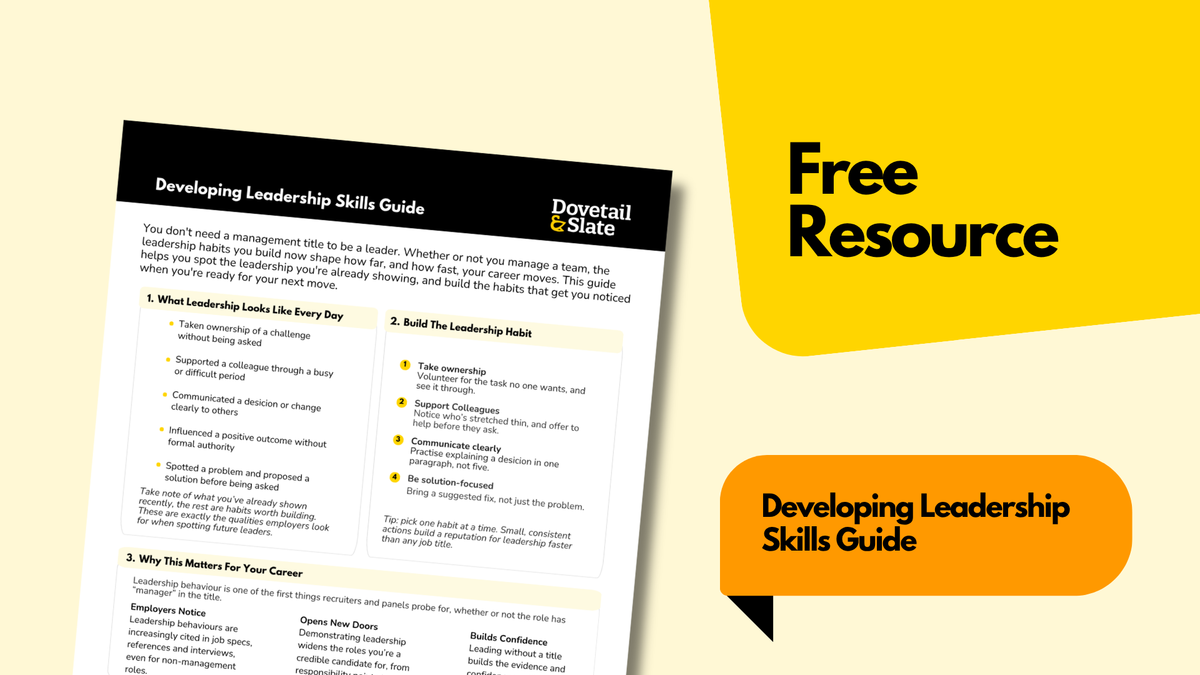 Developing Leadership Skills Guide