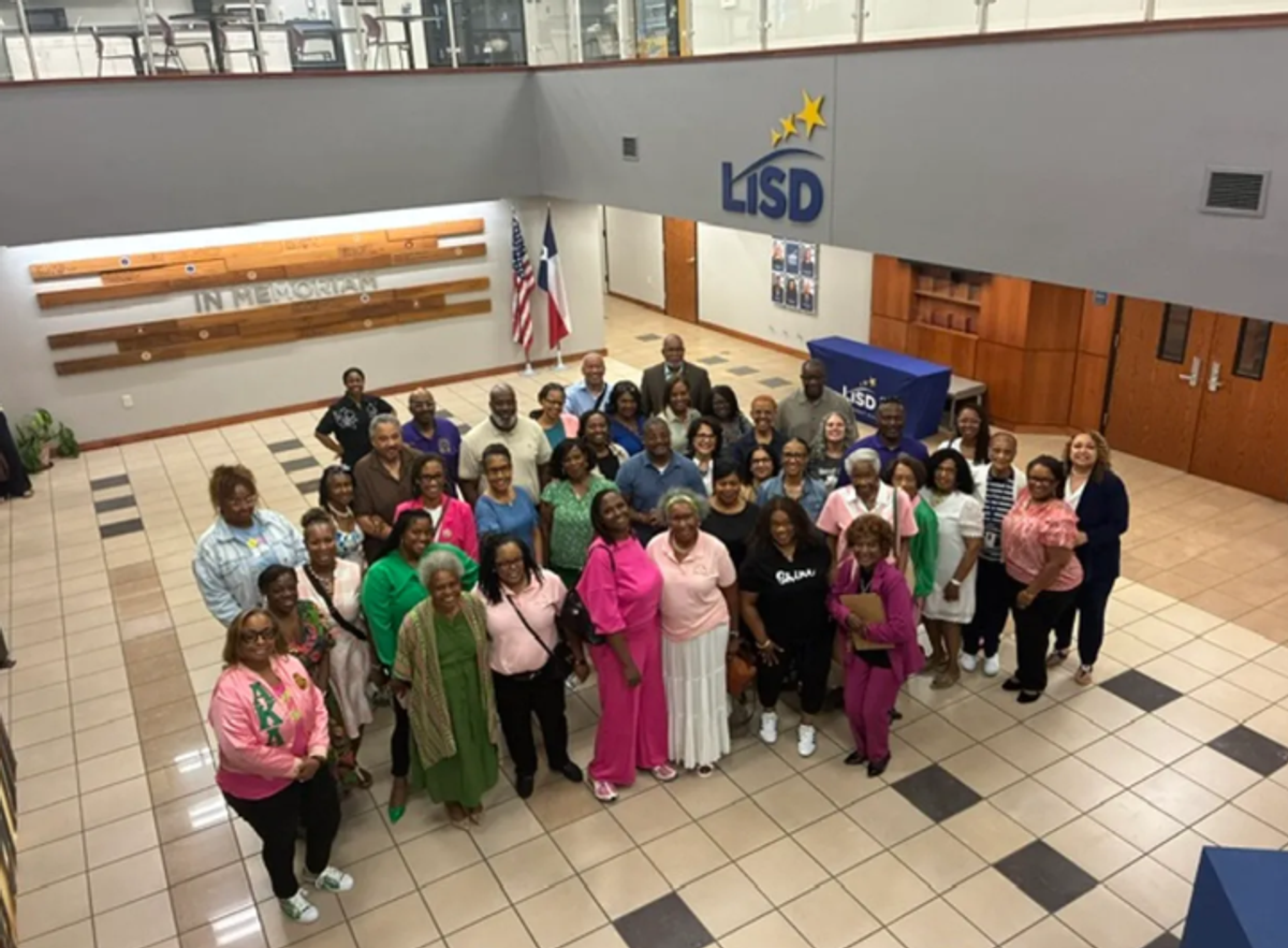 The community turned out in support of the school renaming campaign!
