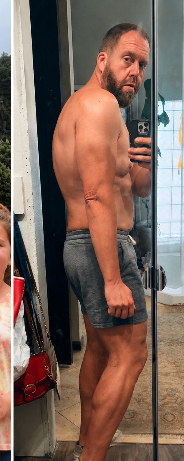 After — Dan's weight-loss transformation