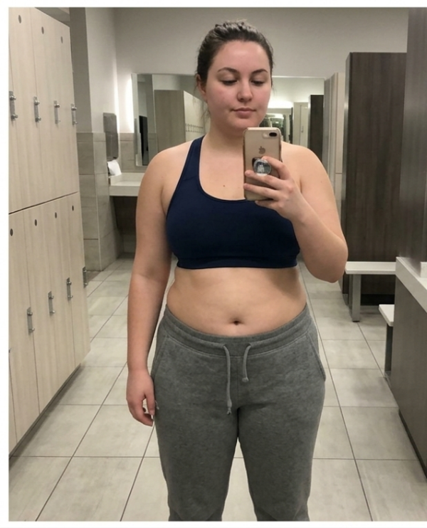 Before — Priya's weight-loss transformation
