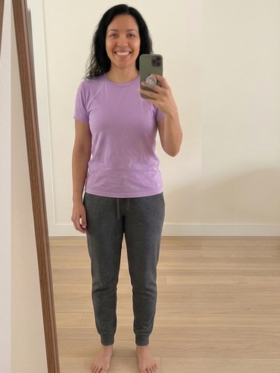 After — Elena's weight-loss transformation