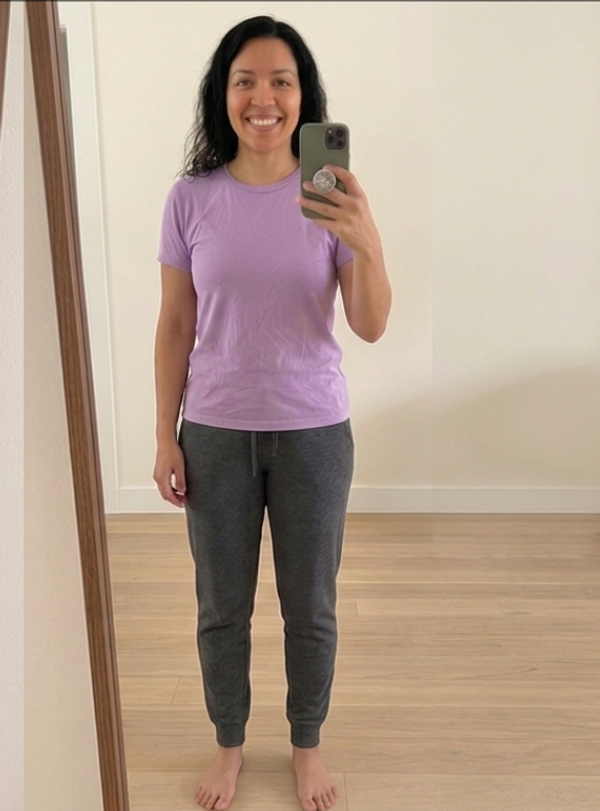 After — Elena's weight-loss transformation